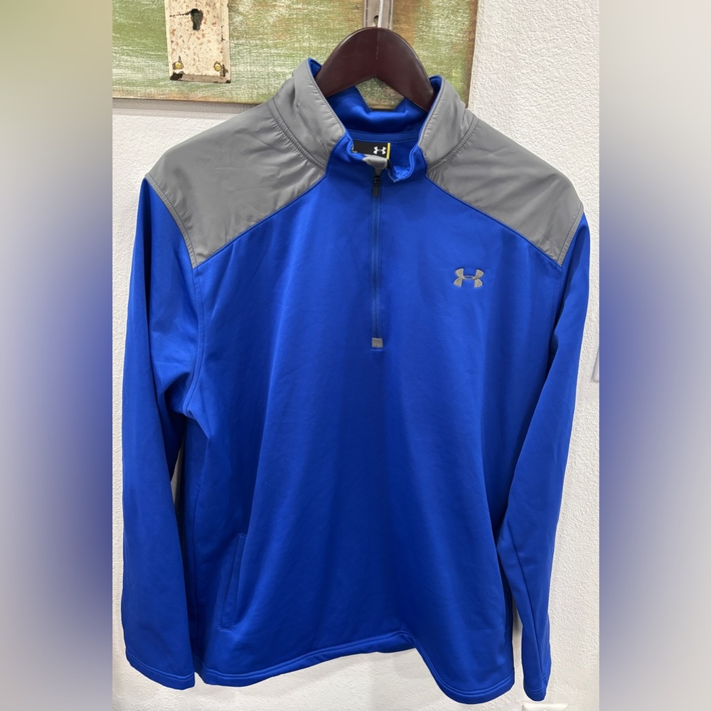 Under Armour Men's Blue and Gray Jacket